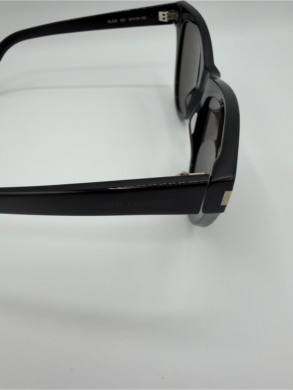 Saint Laurent SL 425 Black Cat Eye Sunglasses Dark Lenses - Picture 4 of 6